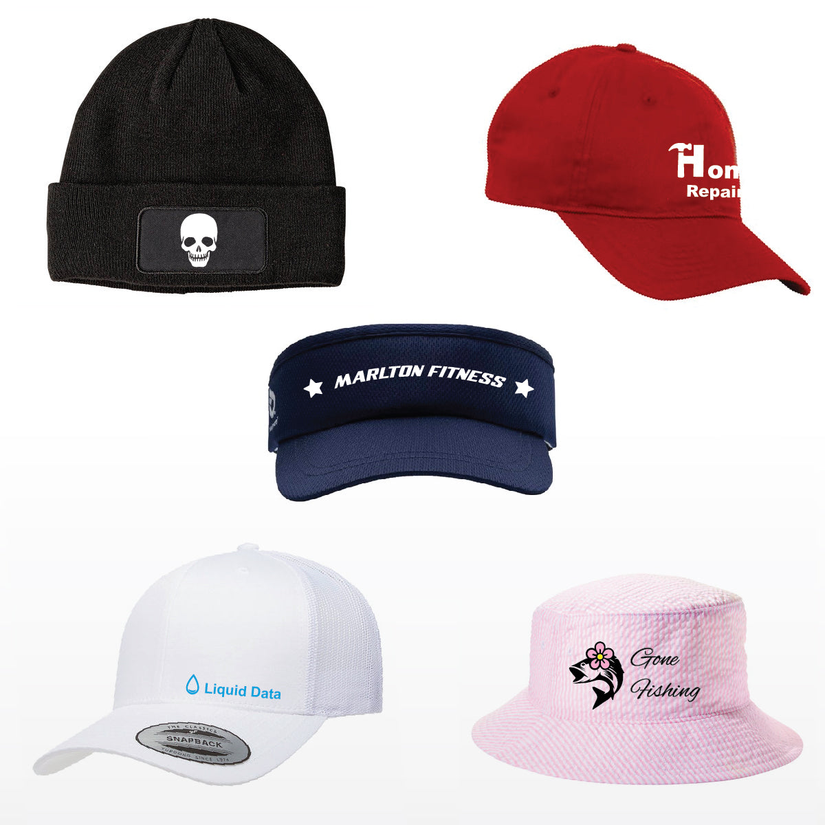 Custom caps print design