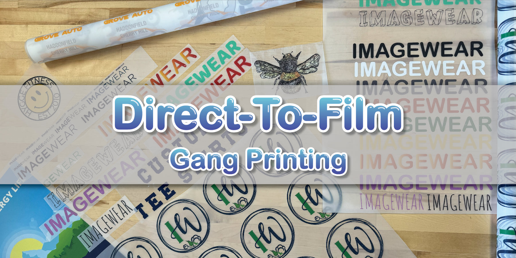 Direct to Film Gang Printing  Gang Sheet Builder