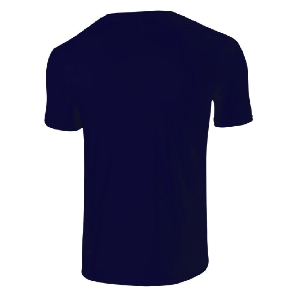 Gildan Soft Style| image wear | Half sleeve T-shirt blue back