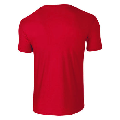Gildan Soft Style| image wear | Half sleeve T-shirt Red T shirt back