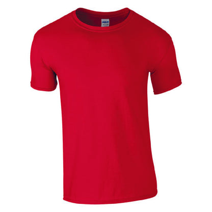 Gildan Soft Style| image wear | Half sleeve T-shirt | Red T shirt front 